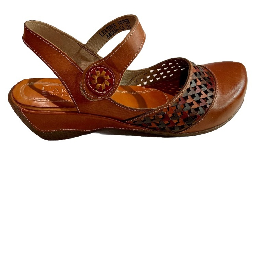 L’Artiste by Spring Step Amour Ca Leather Shoes Sandals Size: 38 / US 7.5